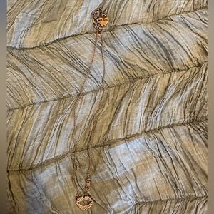 Rose Gold Betsey Johnson Necklace